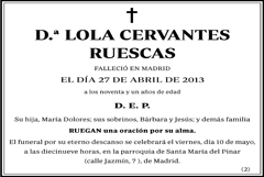 Lola Cervantes Ruescas